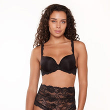 Load image into Gallery viewer, LINGADORE <BR>
Daily, Underwire, T-shirt Push up bra <BR>
Black <BR>