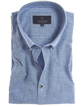 Load image into Gallery viewer, VEDONEIRE<BR>
Short Sleeve Linen Shirt<BR>
Check Multi, Stripe,Beabl, Monbl<BR>