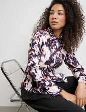 Load image into Gallery viewer, TAIFUN<BR>
Fitted Shirt Blouse With Print<BR>
Multi<BR>