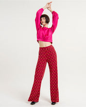 Load image into Gallery viewer, SURKANA &lt;BR&gt;
Short blouse with plain puffed sleeves &lt;BR&gt;
Fuchsia &lt;BR&gt;
