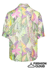 Load image into Gallery viewer, BIANCA <BR>
Short Sleeve Printed Blouse <BR>
Green Multi <BR>