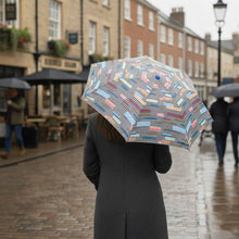 Load image into Gallery viewer, TOTES <BR>
Supermini Colour Block Stripe Print Umbrella, 3 Section <BR>
Multi <BR>