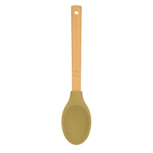 Load image into Gallery viewer, &AGAIN <BR>
Bamboo & Silicone Solid Spoon <BR>