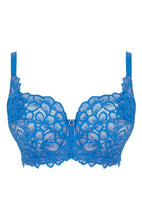 Load image into Gallery viewer, PANACHE<BR>
Allure Full Cup Bra<BR>
Black Latte & Azure Blue <BR>