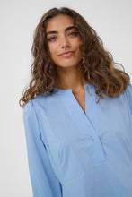 Load image into Gallery viewer, CULTURE <BR>
CUantoinett 3/4 sleeve dress <BR>
Forever Blue <BR>