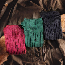 Load image into Gallery viewer, SWOLE PANDA <br>
Men's Bamboo Boot socks<br>
Navy