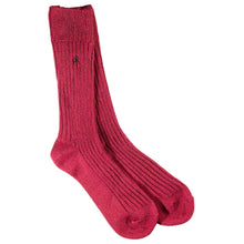 Load image into Gallery viewer, SWOLE PANDA SOCKS <br>
Men's Bamboo Boot socks<br>
Burgundy
