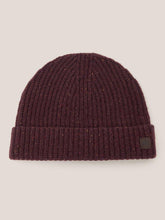 Load image into Gallery viewer, WHITE STUFF &lt;BR&gt;
Ribbed Wool Beanie &lt;BR&gt;
Blue or Plum &lt;BR&gt;

