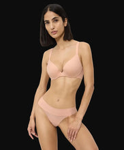 Load image into Gallery viewer, TRIUMPH LINGERIE <BR>
Body Make-Up Illusion Wired padded bra <BR>
Powder Peach, Chocolate <BR>