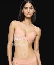Load image into Gallery viewer, TRIUMPH LINGERIE <BR>
Body Make-Up Illusion Wired padded bra <BR>
Powder Peach, Chocolate <BR>