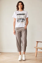 Load image into Gallery viewer, PERUZZI <BR> Brush Stroke T-Shirt <BR>White <BR>