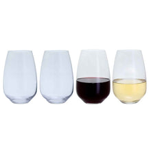 Load image into Gallery viewer, DARTINGTON CRYSTAL <BR>
Cheers, Stemless Wine set of 4 <BR>