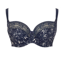 Load image into Gallery viewer, PANACHE <BR>
Chi Chi Bra Balcony Bra <BR>
Blue Meadow <BR>