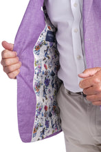 Load image into Gallery viewer, GURTEEN <BR>
Casino Linen Blazer <BR>
Purple or Blue available <BR>