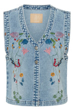 Load image into Gallery viewer, CULTURE <BR>
Utiala Waistcoat <BR>
Denim <BR>