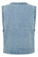 Load image into Gallery viewer, CULTURE <BR>
Utiala Waistcoat <BR>
Denim <BR>