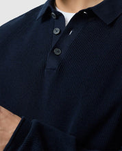 Load image into Gallery viewer, RODD & GUNN <BR>
Eastern Bush Knit, Buttoned & Collared Sweater <BR>
Navy <BR>