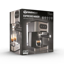 Load image into Gallery viewer, DAEWOO <BR>
20 Bar Espresso Coffee Maker with Steam Wand <BR>