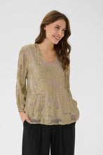 Load image into Gallery viewer, CULTURE <BR>
Buda Blouse <BR>
Gold <BR>