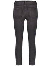 Load image into Gallery viewer, TAIFUN <BR>
7/8-length jeans in a slim fit with stud embellishment <BR>
Grey <BR>