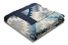 Load image into Gallery viewer, BIEDERLACK <BR>
Ikat Blanket <BR>
Blue <BR>
