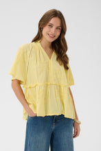 Load image into Gallery viewer, CULTURE <BR>
Jalia Blouse <BR>
Lemon <BR>