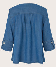 Load image into Gallery viewer, MASAI <BR>
Juvila Denim Shirt Jacket <BR>
Denim Blue <BR>