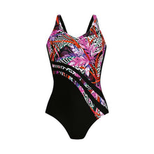 Load image into Gallery viewer, ANITA <BR>
Dirban – Mastectomy swimsuit <BR>
Magenta on black <BR>