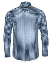 Load image into Gallery viewer, BARBOUR <BR>
Merryton Tailored Long-Sleeved Shirt <BR>
Blue <BR>