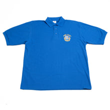 Load image into Gallery viewer, MARIST <BR>
Crested Polo Shirt <BR>
Dark Royal <BR>