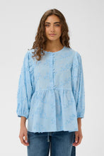 Load image into Gallery viewer, CULTURE <BR>Moni Blouse <BR>Blue <BR>