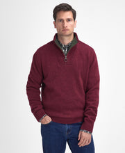 Load image into Gallery viewer, BARBOUR <BR>
Nelson Essential Half-Zip Jumper <BR>
Port <BR>
