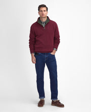 Load image into Gallery viewer, BARBOUR <BR>
Nelson Essential Half-Zip Jumper <BR>
Port <BR>