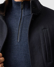 Load image into Gallery viewer, RODD & GUNN <BR>
Nobles 1/4 Zip Knit <BR>
Midnight <BR>