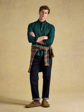 Load image into Gallery viewer, JOULES <BR>
Garment Dyed Long Sleeve Cotton Shirt <BR>
Green <BR>
