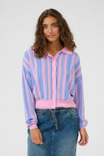 Load image into Gallery viewer, CULTURE <BR>
Udeny Cardigan <BR>
Pink Stripe <BR>