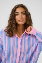 Load image into Gallery viewer, CULTURE <BR>
Udeny Cardigan <BR>
Pink Stripe <BR>