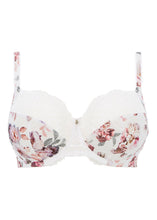 Load image into Gallery viewer, FANTASIE <BR>
Pippa Side Support Bra <BR>
Floral, Raspberry<BR>