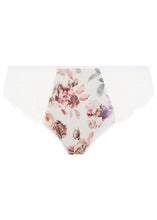 Load image into Gallery viewer, FANTASIE &lt;BR&gt;
Pippa Brief &lt;BR&gt;
White with pink roses &lt;BR&gt;
