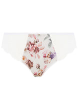 Load image into Gallery viewer, FANTASIE <BR>
Pippa Brief <BR>
White with pink roses, Raspberry <BR>
