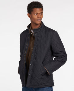 BARBOUR <BR>
Powell Quilted Jacket <BR>
Navy <BR>