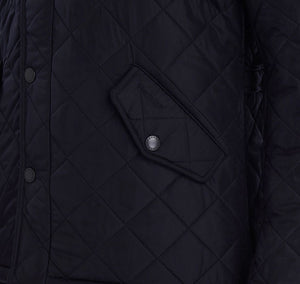 BARBOUR <BR>
Powell Quilted Jacket <BR>
Navy <BR>