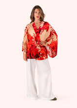 Load image into Gallery viewer, POWDER <BR>
Kimono Jacket <BR>
Rouge Blooms <BR>