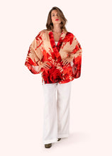 Load image into Gallery viewer, POWDER <BR>
Kimono Jacket <BR>
Rouge Blooms <BR>