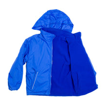 Load image into Gallery viewer, SCHOOL JACKET <BR>
Nylon Outer, Fleece interior, Reflective Piping <BR>
Royal, Wine & Navy <BR>