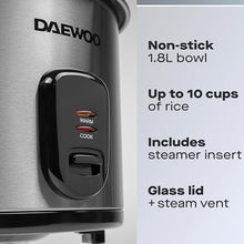 Load image into Gallery viewer, DAEWOO <BR>
1.8 litre Rice Cooker <BR>