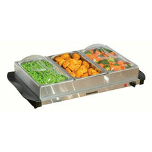 Load image into Gallery viewer, DAEWOO <BR>
Electric Buffet Server and Plate Warmer 3 x 1.5 L <BR>
Silver <BR>
