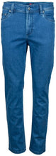 Load image into Gallery viewer, ANDRE <BR>
Sanchez jeans <BR>
Mid-blue, Worn <BR>