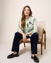Load image into Gallery viewer, WHITE STUFF <BR>
Sophie Organic Cotton Shirt <BR>
Teal, Ivory, Green, Grey<BR>