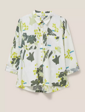 Load image into Gallery viewer, WHITE STUFF <BR>
Sophie Organic Cotton Shirt <BR>
Teal, Ivory, Green, Grey<BR>